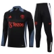 Manchester United Trainingspakken 2024-25 - 1-4 Zip Zwart
