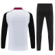 Manchester United Trainingspakken 2024-25 - 1-4 Zip Zwart Wit