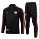 Manchester United Trainingspakken 2025-26 - 1-4 Zip Zwart