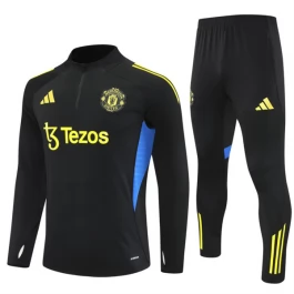 Manchester United Trainingspakken 2025-26 - 1-4 Zip Zwart