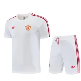 Manchester United Trainingsshirt en Shorts 2026-27 Wit
