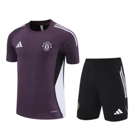 Manchester United Trainingsshirt Pakken 2025-26 - Shorts Purper