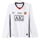 Manchester United Uitshirt Champions League Retro 2008-2009 L/S Voetbaltenue