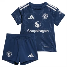 Manchester United Uitshirt Kids 2024-2025 Voetbaltenue Manchester United Uitshirt Kids 2024-2025 Voetbaltenue