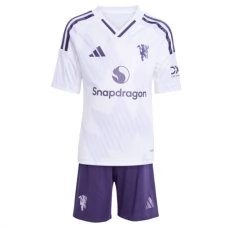 Manchester United Uitshirt Kids 2025-2026 Voetbaltenue