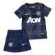 Manchester United Uitshirt Kids Retro 2013-2014 Voetbaltenue