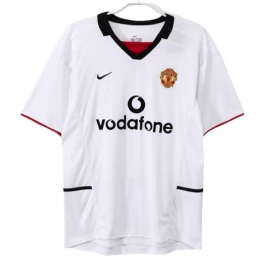 Manchester United Uitshirt Retro 2002-2003 Voetbaltenue