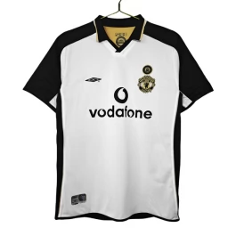 Manchester United Uitshirt Retro Centenary 2001-2002 Voetbaltenue