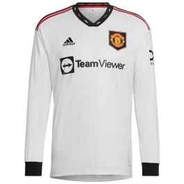 Manchester United Voetbaltenue 2022-2023 Uitshirt - L/S