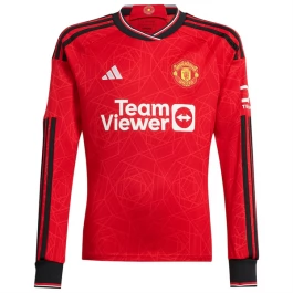 Manchester United Voetbaltenue 2023-2024 Thuisshirt - L/S