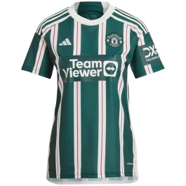 Manchester United Voetbaltenue 2023-2024 Uitshirt Dames