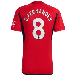 Manchester United Voetbaltenue B.Fernandes 8 2023-2024 Thuisshirt