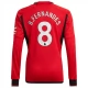 Manchester United Voetbaltenue B.Fernandes 8 2023-2024 Thuisshirt - L/S