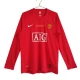 Manchester United Voetbaltenue Champions League Final Retro 2007-2008 Thuisshirt - L/S