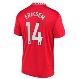 Manchester United Voetbaltenue Eriksen 14 2022-2023 Thuisshirt