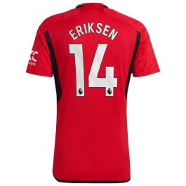 Manchester United Voetbaltenue Eriksen 14 2023-2024 Thuisshirt