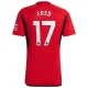 Manchester United Voetbaltenue Fred 17 2023-2024 Thuisshirt