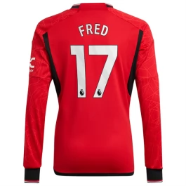 Manchester United Voetbaltenue Fred 17 2023-2024 Thuisshirt - L/S