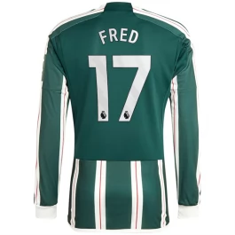 Manchester United Voetbaltenue Fred 17 2023-2024 Uitshirt - L/S