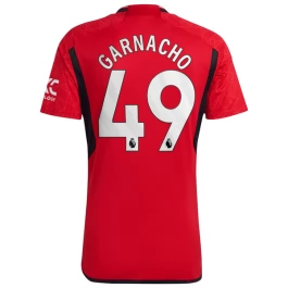 Manchester United Voetbaltenue Garnacho 49 2023-2024 Thuisshirt