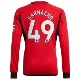 Manchester United Voetbaltenue Garnacho 49 2023-2024 Thuisshirt - L/S