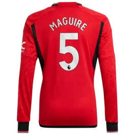Manchester United Voetbaltenue Maguire 5 2023-2024 Thuisshirt - L/S