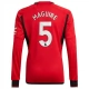 Manchester United Voetbaltenue Maguire 5 2023-2024 Thuisshirt - L/S
