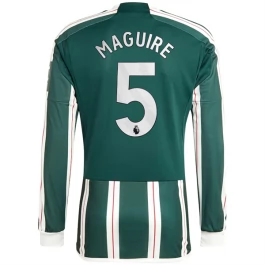 Manchester United Voetbaltenue Maguire 5 2023-2024 Uitshirt - L/S