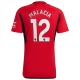 Manchester United Voetbaltenue Malacia 12 2023-2024 Thuisshirt