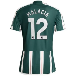 Manchester United Voetbaltenue Malacia 12 2023-2024 Uitshirt