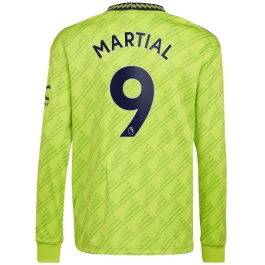 Manchester United Voetbaltenue Martial 9 2022-2023 Third Shirt - L/S