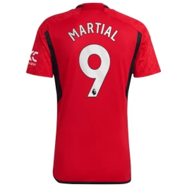 Manchester United Voetbaltenue Martial 9 2023-2024 Thuisshirt