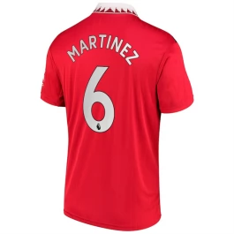 Manchester United Voetbaltenue Martinez 6 2022-2023 Thuisshirt