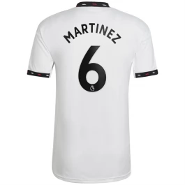 Manchester United Voetbaltenue Martinez 6 2022-2023 Uitshirt