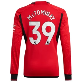 Manchester United Voetbaltenue McTominay 39 2023-2024 Thuisshirt - L/S