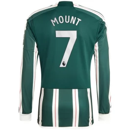 Manchester United Voetbaltenue Mount 7 2023-2024 Uitshirt - L/S