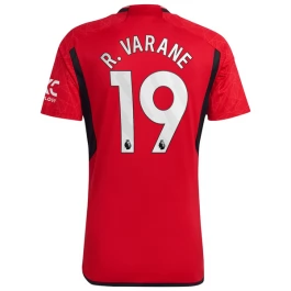 Manchester United Voetbaltenue R.Varane 19 2023-2024 Thuisshirt
