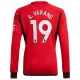 Manchester United Voetbaltenue R.Varane 19 2023-2024 Thuisshirt - L/S