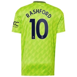 Manchester United Voetbaltenue Rashford 10 2022-2023 Third Shirt