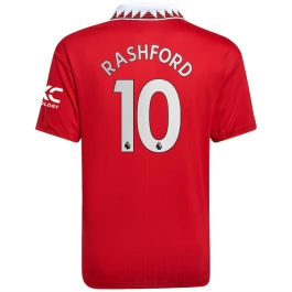 Manchester United Voetbaltenue Rashford 10 2022-2023 Thuisshirt