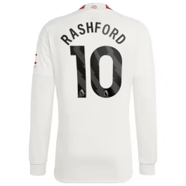 Manchester United Voetbaltenue Rashford 10 2023-2024 Third Shirt - L/S