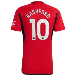 Manchester United Voetbaltenue Rashford 10 2023-2024 Thuisshirt