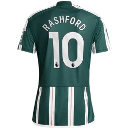 Manchester United Voetbaltenue Rashford 10 2023-2024 Uitshirt