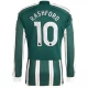 Manchester United Voetbaltenue Rashford 10 2023-2024 Uitshirt - L/S