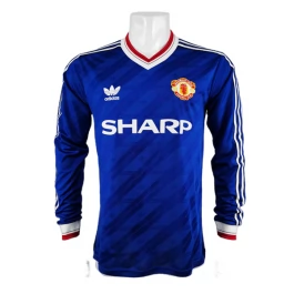Manchester United Voetbaltenue Retro 1986-1988 Third Shirt - L/S
