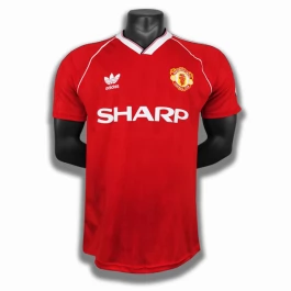 Manchester United Voetbaltenue Retro 1988-1990 Thuisshirt