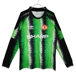 Manchester United Voetbaltenue Retro 1990-1991 Thuisshirt - L/S