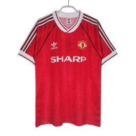 Manchester United Voetbaltenue Retro 1991-1992 Thuisshirt