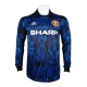 Manchester United Voetbaltenue Retro 1992-1993 Uitshirt - L/S