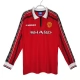 Manchester United Voetbaltenue Retro 1998-1999 Thuisshirt - L/S